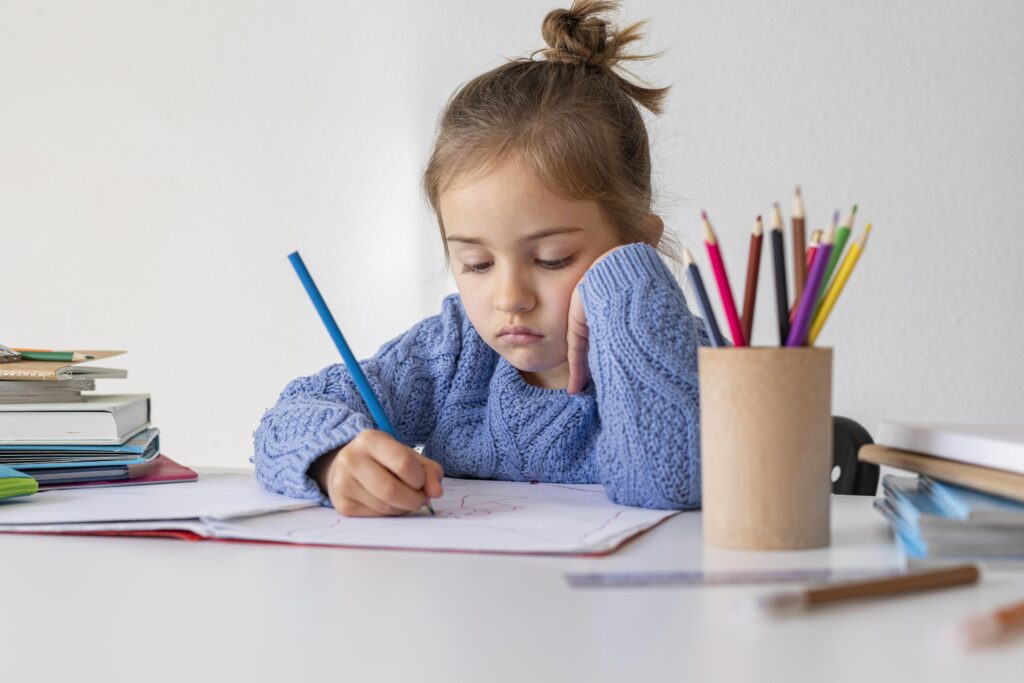 Niña Disortografía. 